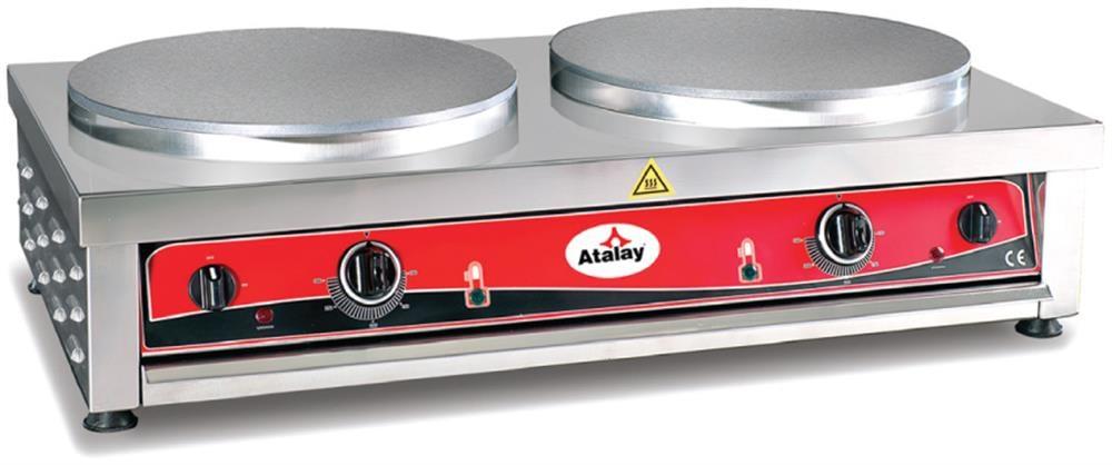 Atalay Çiftli Krep Makinesi Elektrikli AKM-4002