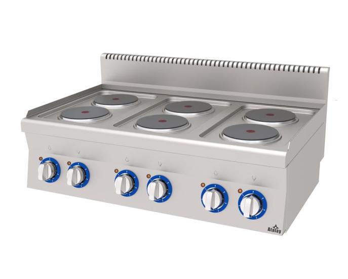 Atalay 6 Pleytli Set Üstü Ocak Elektrikli 100x60x30 cm E AEO-1060