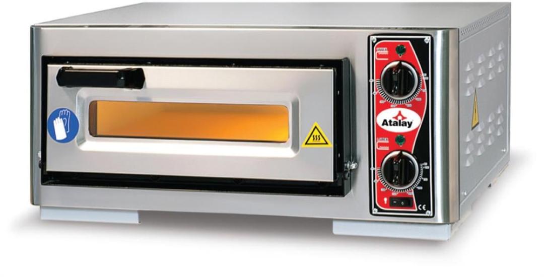 Atalay Tek Katlı Pizza Fırını Elektrikli 2x20 cm Pizza Kapasiteli APF-40-1