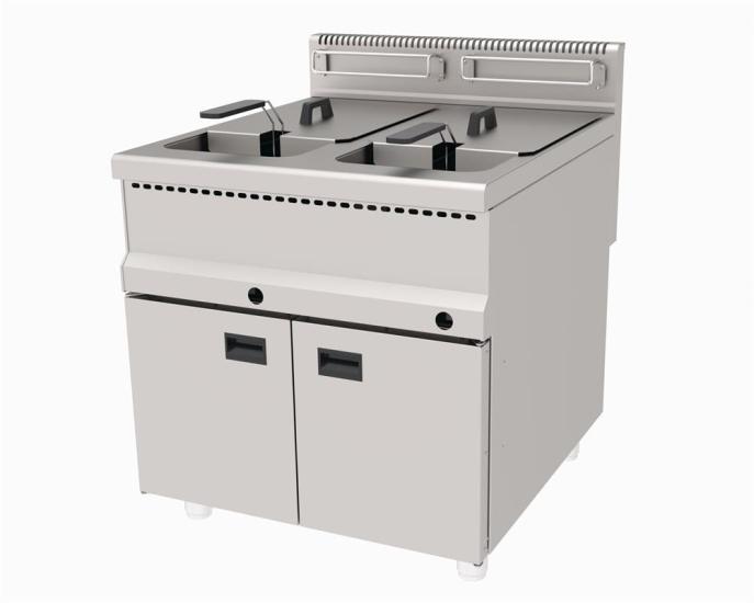 Atalay Gazlı Fritöz 60 Litre Alt Dolaplı 80x90x85 AGF-890