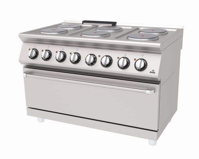 Atalay Kuzine 6 lı Elektrikli Fırınlı Kuzine 120x73x85 AEK-1273