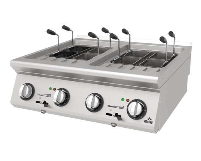 Atalay 8 Sepetli Makarna Haşlama Makinesi Elektrikli 80x73x30 AMP-873