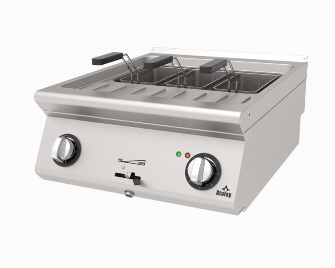Atalay 3 Sepetli Makarna Haşlama Makinesi Elektrikli 60x73x30 AMP-673