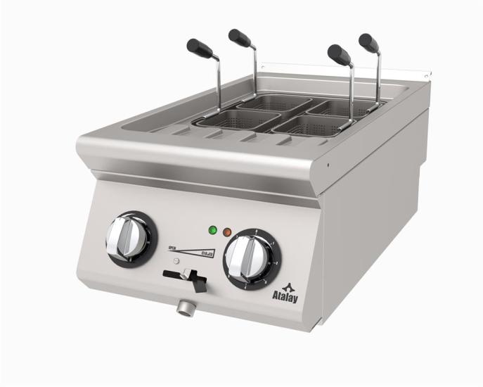 Atalay 4 Sepetli Makarna Haşlama Makinesi Elektrikli 40x73x30 AMP-473