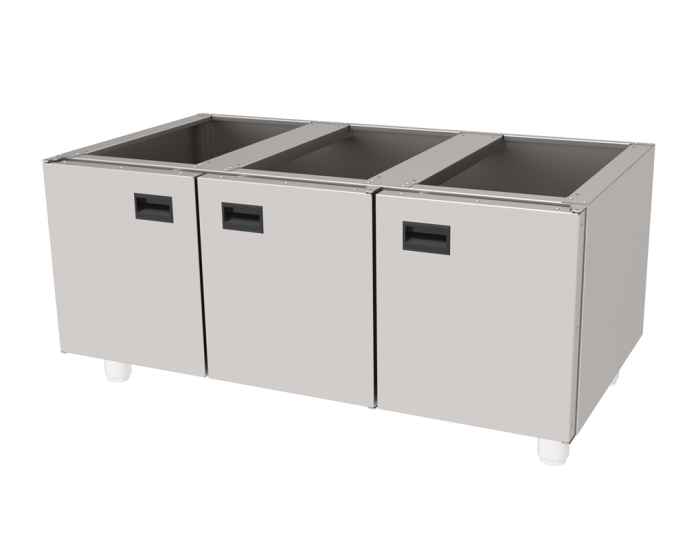 Atalay Set Altı Tezgah Paslanmaz 120x65x60 cm AST-127