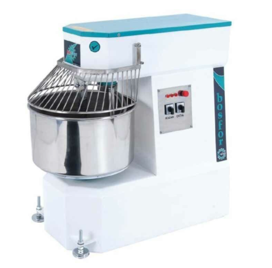 Bosfor Çift Motorlu Spiral Mikser USH-150T