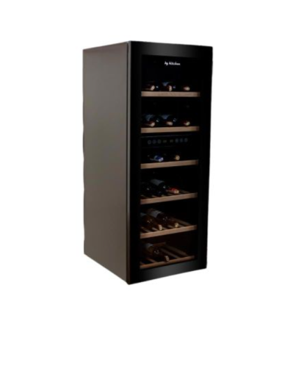 By Kitchen 6 Raflı Şarap Dolabı WC-73B Siyah