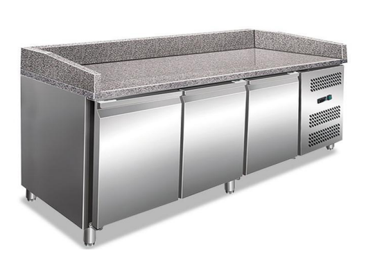 COLD-ERA 3 Kapılı Granitli Pizza Hazırlık Buzdolabı PZ 3600 TN