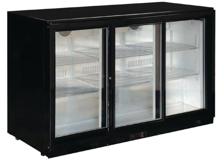CSA Bar Arkası Şişe Soğutucu 3 Sürgü Kapılı Dolap 138x50x91 Cm CS.B.350.SK