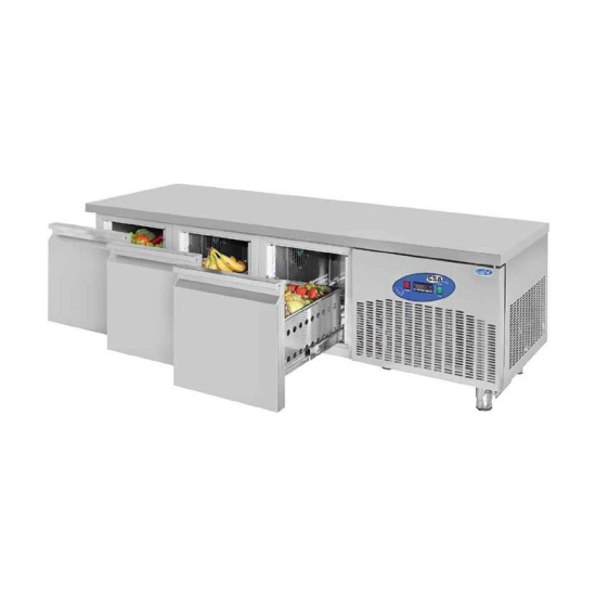 CSA Cihaz Altı Buzdolabı 3 Kapılı 210 Litre 188x70x55 cm CS.CİH.3.700