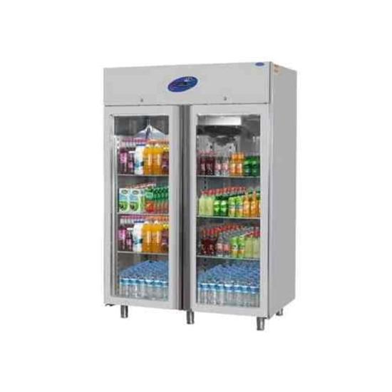 CSA 2 Cam Kapılı Dik Tip Buzdolabı 430 Kalite 140x71x207 Cm CS.DBN.1200.C