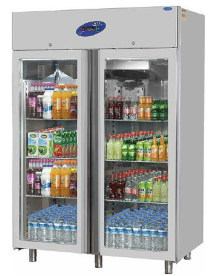 Csa Dik Tip Derin Dondurucu 2 Cam Kapılı 140x81x207 CS.DBL.1400.C