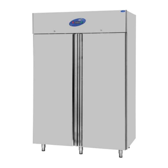 CSA 2 Kapılı Dik Tip Derin Dondurucu 1400 Litre 140x81x207 Cm CS.DBLK.1400