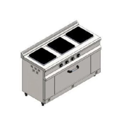 CSA Elektrikli 3 lü Kuzine 140x60x85 cm KRCS.KZE.1460.CE