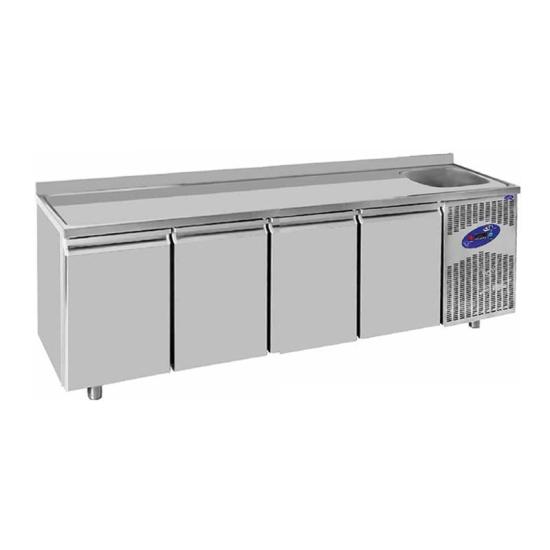 CSA Evyeli Derin Dondurucu, 4 Kapılı 235x60x85 Cm 550 L CS.TEK.4D.600.E