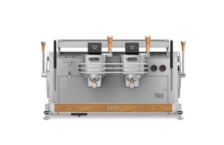 Dalla Corte 2 Gruplu Barista 7.5 Litre Espresso Kahve Makinesi Beyaz-Meşe ZERO-2-WO