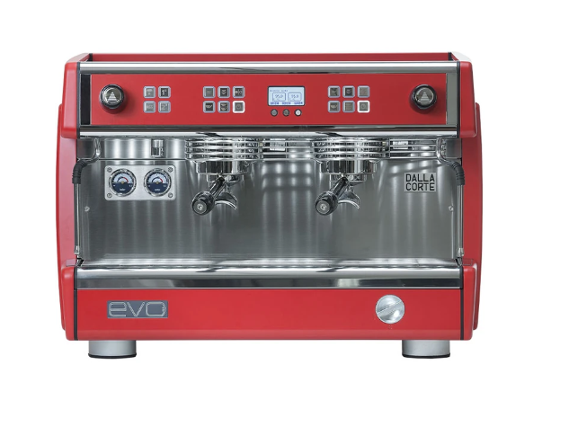Dalla Corte Evo Barista Kahve Makinesi 2 Gruplu Kırmızı