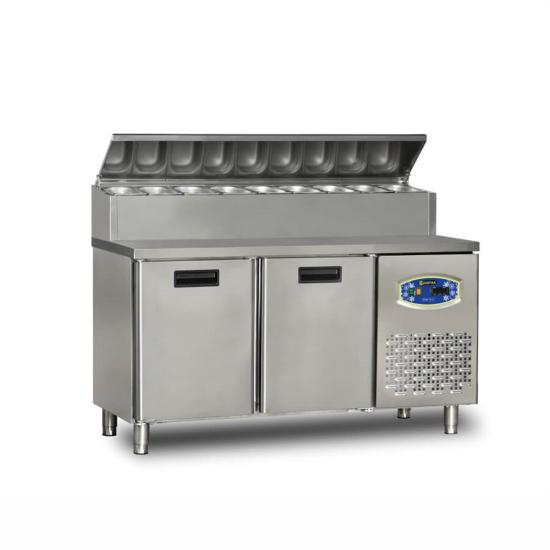 Dampak 2 Kapılı Pizza Hazırlık Buzdolabı 22TBF2S-PA70 150x70x109