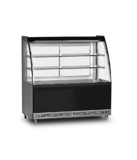 Dampak Isıtmalı Bombe Camlı Teşhir Dolabı 160x70x130cm 22P0F6B-SC
