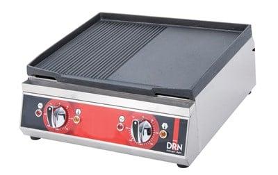 DRN 50 Cm Döküm Izgara Yarı Oluklu Elektrikli 50x50x20 Cm DRNDIZE-50