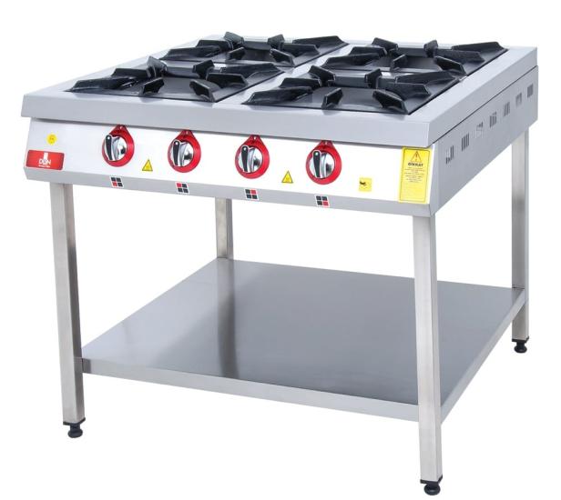 DRN 4 Lü Taban Raflı Ocak Gazlı ve Lpg Li 100x104x85 Cm DRNKF-1010