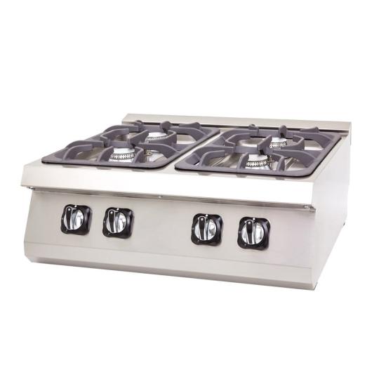 DRN 4 Lü Ocak Set Üstü Gazlı ve Lpg Li 80x73x30 Cm DRNG0-8070