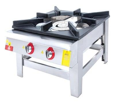 DRN Çift Yanışlı Yer Ocağı Gazlı ve Lpg Li 70x80x55 Cm DRNKS-7072