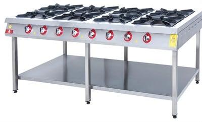 DRN 8 Li Taban Raflı Ocak Gazlı ve Lpg Li 200x104x85 Cm DRNKF-2010