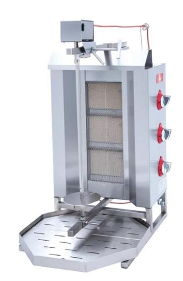 DRN 3 Radyanlı Üstten Motorlu Döner Ocağı Gazlı ve Lpg Li DRNDUG-3