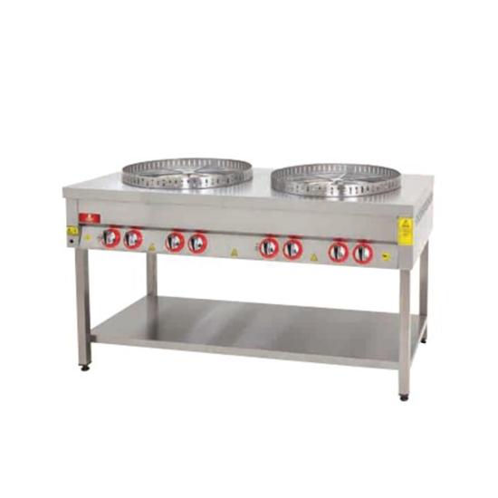 DRN Gazlı Su Böreği Ocağı 2’li Alt Dolaplı 150x70x90 cm DRNSBD-2