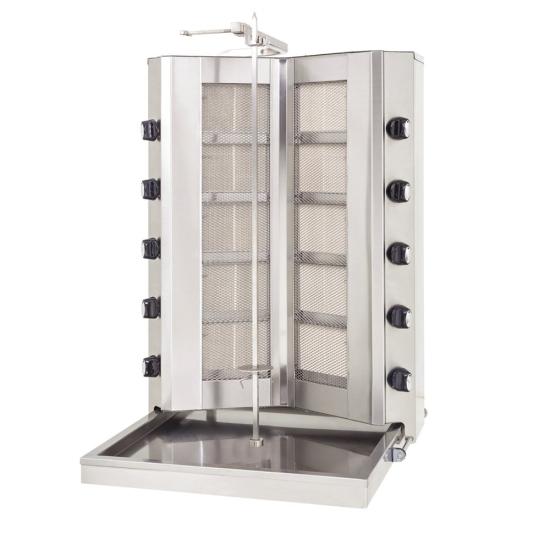 DRN Sabit Döner Ocağı 12 Radyanlı V Tip Gazlı ve Lpg Li 70x80x115 Cm DRNDVSG-12