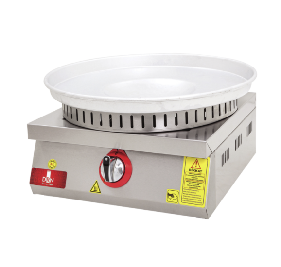 DRN Tekli Tantuni Ocağı Set Üstü Gazlı ve Lpg Li 50x50x30 Cm DRNSCTS-1