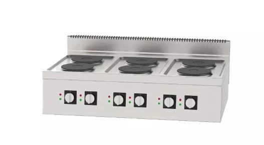 Elektrikli Ocak 6 Yuvarlak Pleytli