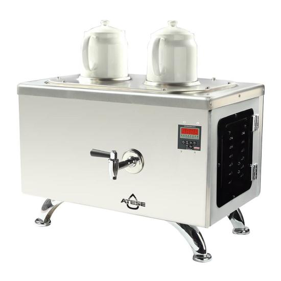 Ateşe Efes Smart Elektrikli 2 Demlikli Çay Makinesi (INOX ESE2)