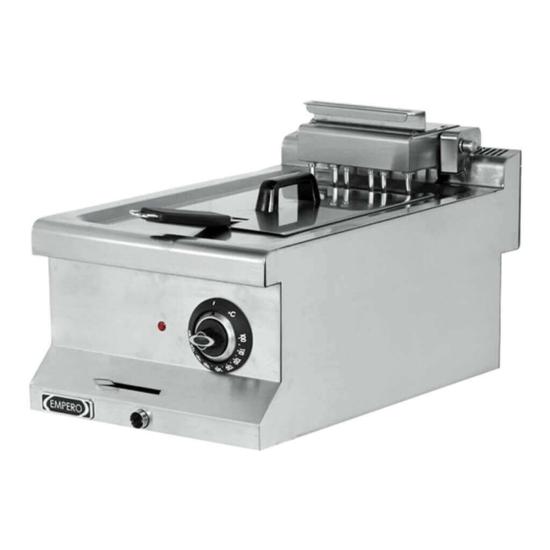 Empero Elektrikli Fritöz 10 Litre Tahliyeli 40x63x28 cm EMP.6FE010