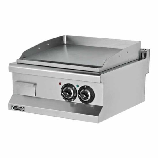 Empero Elektrikli Yarı Düz Yarı Oluklu Pleyt Izgara Profesyonel Seri 60x63x28 cm EMP.6IE022