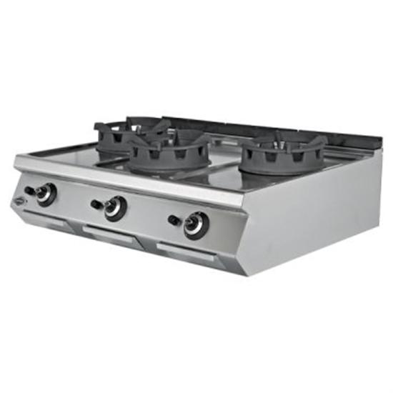 Empero Gazlı Wok Ocak 3’lü CE Belgeli 120x73x30 cm EMP.PLS.7WK030