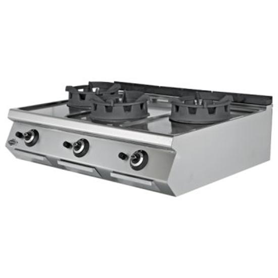 Empero Gazlı Wok Ocak 3’lü CE Belgeli 120x90x30 cm EMP.PLS.9WK030