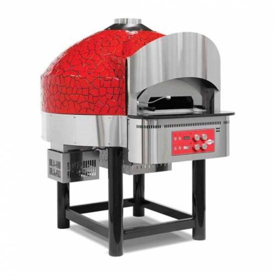 Empero Pizza Fırını Gazlı Sabit Tabanlı Dijital 9x30 cm Pizza Kapasiteli EMP.SPO.03-D