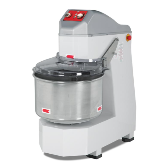 Empero Spiral Hamur Yoğurma Makinesi 30 Kg Çift Devirli SH.01