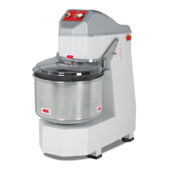 Empero Spiral Hamur Yoğurma Makinesi Çift Devirli 60 Kg SH.03