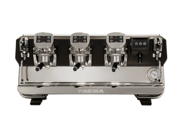 Faema Tam Otomatik Espresso Kahve Makinesi 3 Gruplu Kahve Makinesi Dijital Ekran E71 A/3 Touch Black
