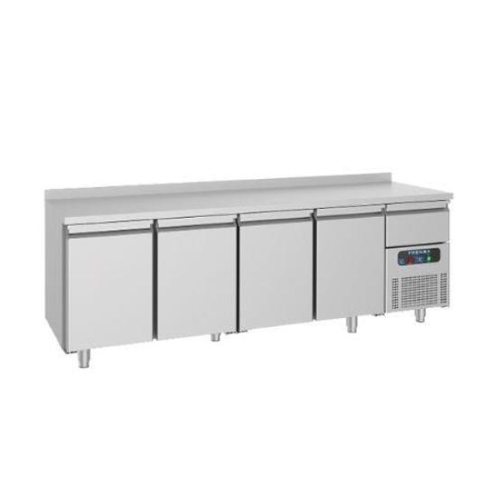 Frenox Dört Kapılı Tezgah Tip Buzdolabı Bar Serisi 233x60x85 cm 304 Kalite CSN4-MT