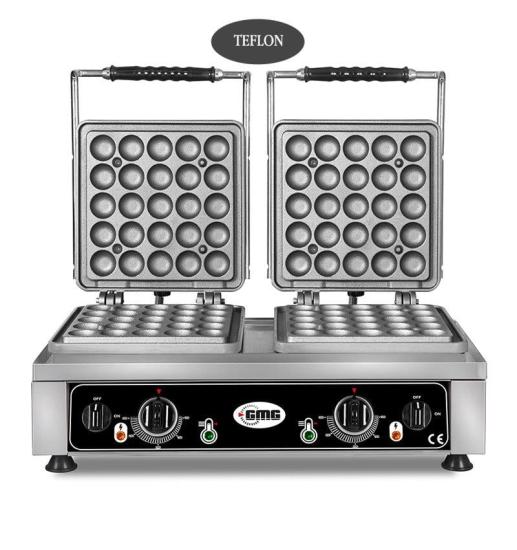 GMG Lokmia L Çiftli Bubble Waffle Makinesi Elektrikli KGW 27 L