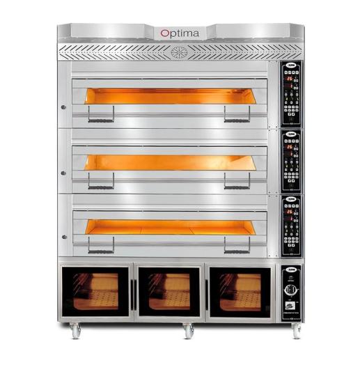 GMG Pasta Börek Fırını 3 Katlı Elektrikli Optima Serisi 124x84x18 cm PB3M - 128