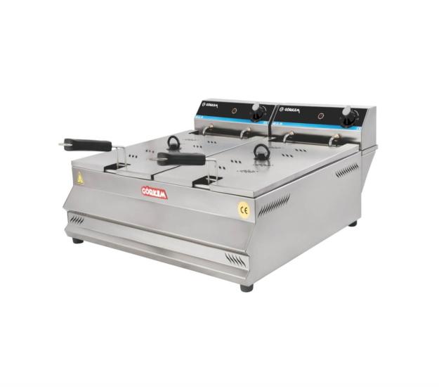 Görkem Elektrikli Fritöz 10+10 Litre 66x70x33 Cm 311