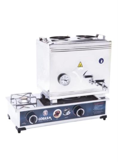 Görkem 40 Lık Kaynaklı Çay Kazanı Gaz ve Elektrikli 142