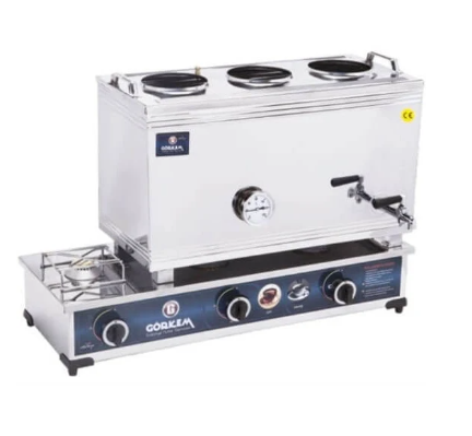 Görkem 60 Lık Kaynaklı Çay Kazanı Gaz ve Elektrikli 162