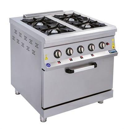 Görkem 4 Lü Kuzine Gazlı ve Lpg Li 80x80x85 Cm 808