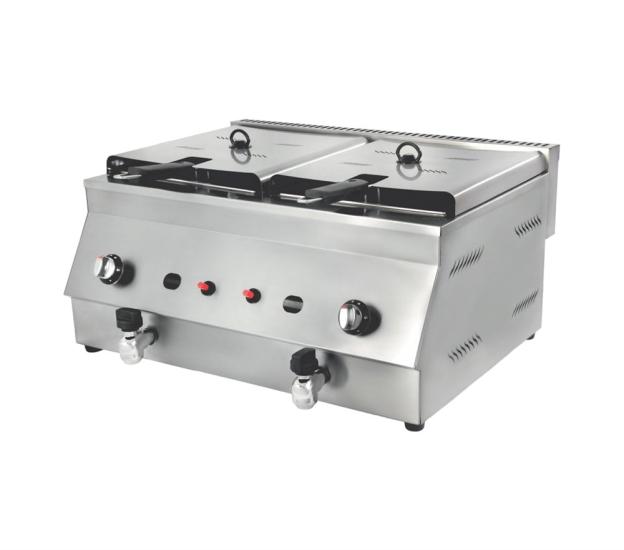 Görkem Elektrikli Fritöz 8+8 Litre 74x65x41 Cm 813